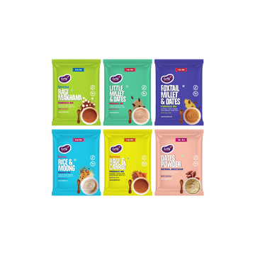 Trial pack of 6 Porridge Mix- Stage 1