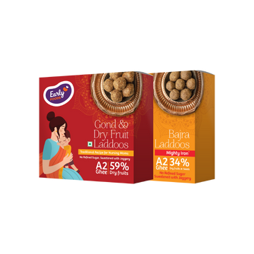 Pack of 2 - Gond & Bajra A2 Ghee Laddoos