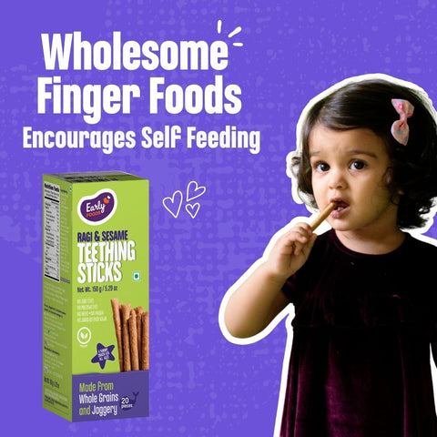 Ragi & Sesame Teething Sticks