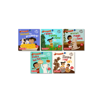 Pack of 5 - Food Adventure Children Story Books