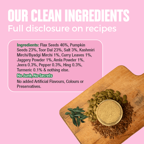 Trial Pack - Pumpkin & Flax Seeds Chutney Powder