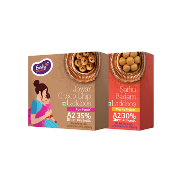 Pack of 2 - Sathu Badam & Jowar Choco Chip Laddoos