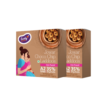 Twin Pack - Jowar Choco Chip A2 Ghee Laddoo