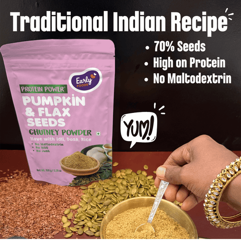 Twin Packs - Pumpkin & Flax Seeds Chutney Powder