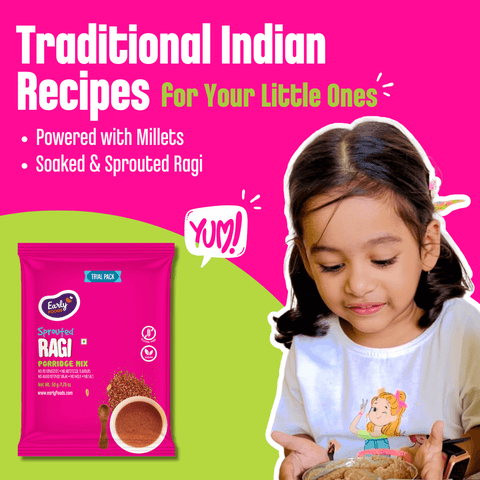 Trial Pack - Sprouted Ragi Porridge Mix (Plain)