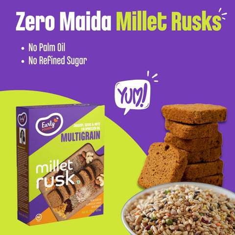Twin Pack - Multigrain Millet Rusk