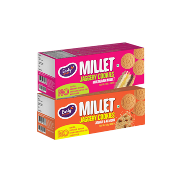 Pack of 2 - Jowar & Multigrain Jaggery Cookies