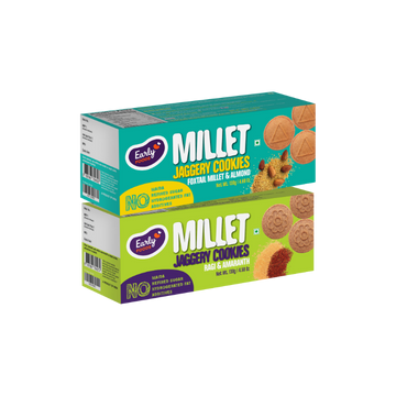 Pack of 2 - Foxtail, Ragi Amaranth Jaggery Cookies