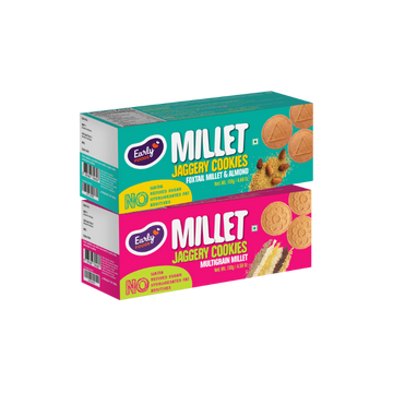 Pack of 2 - Foxtail, Multigrain Jaggery Cookies