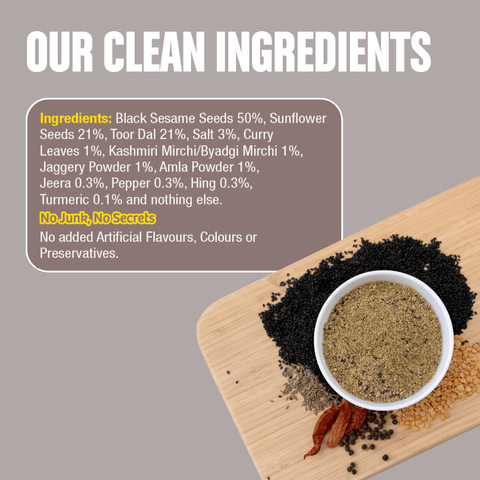 Trial Pack - Black Sesame Seeds Chutney Powder