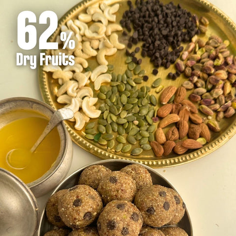 Twin Pack - Dry Fruit Choco Chip A2 Ghee Laddoo