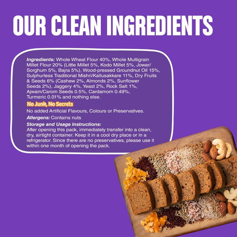 Twin Pack - Multigrain Millet Rusk