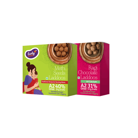 Pack of 2 - Ragi Chocolate & Methi Seeds Laddoos