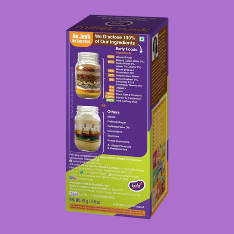 Chota Pack - Multigrain Millet Rusk