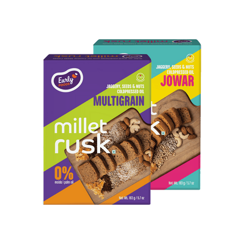Pack of 2 - Jowar & Multigrain Rusk