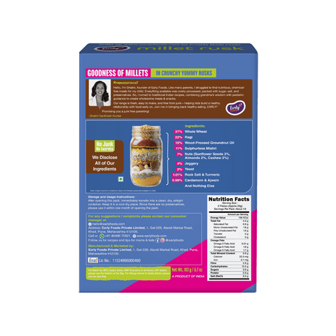 Ragi Millet Rusk