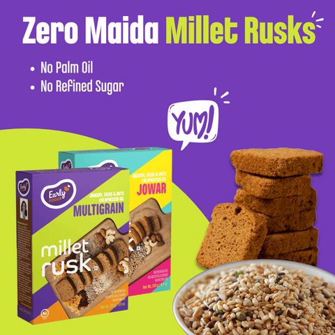 Pack of 2 - Jowar & Multigrain Rusk
