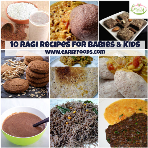 10 Wholesome Ragi Recipes for Babies & Kids