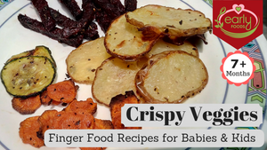 Baked Veggies Crispies | Finger Foods For Baby & Kids