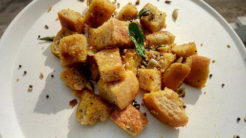 Bread Masala with Seeds - 5 Min Snack