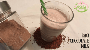 Ragi Chocolate Milk - The Healthy Homemade Bournvita!