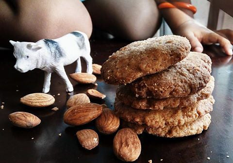Vegan Almond Coconut Cookies - Healthy Snack Recipe for Kids - Early Foods