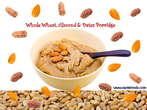 Whole Wheat and Almond Porridge Mix