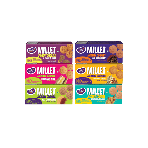 Pack of 6 - Millet Jaggery Cookies