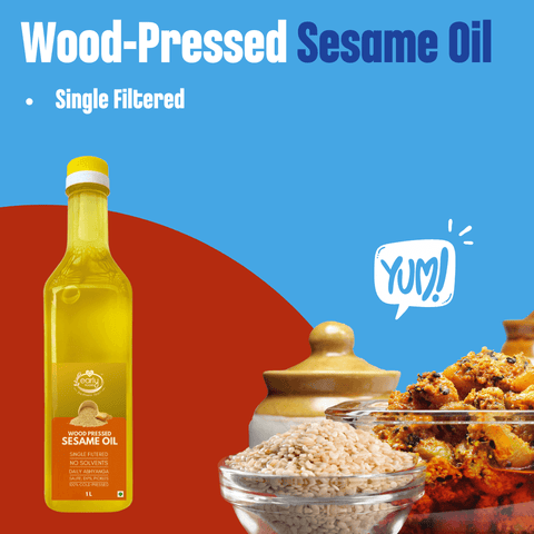 Wood Pressed Sesame Oil 1L
