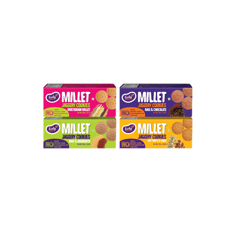 Pack of 4 - Millet Jaggery Cookies