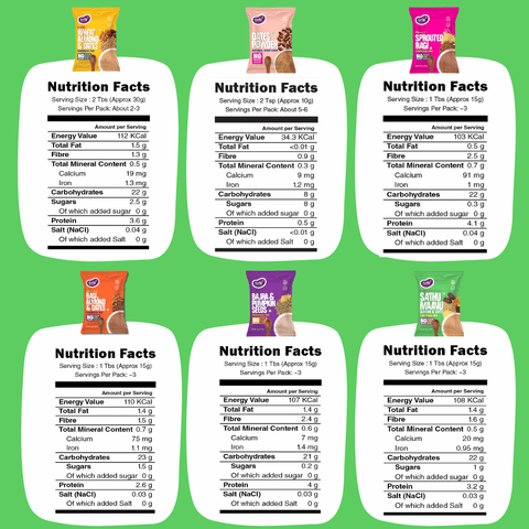 Trial Pack of 6 Porridge Mix - Stage 2