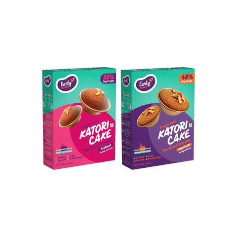 Pack of 2- Beetroot & Dry Fruits Katori Cake Mix