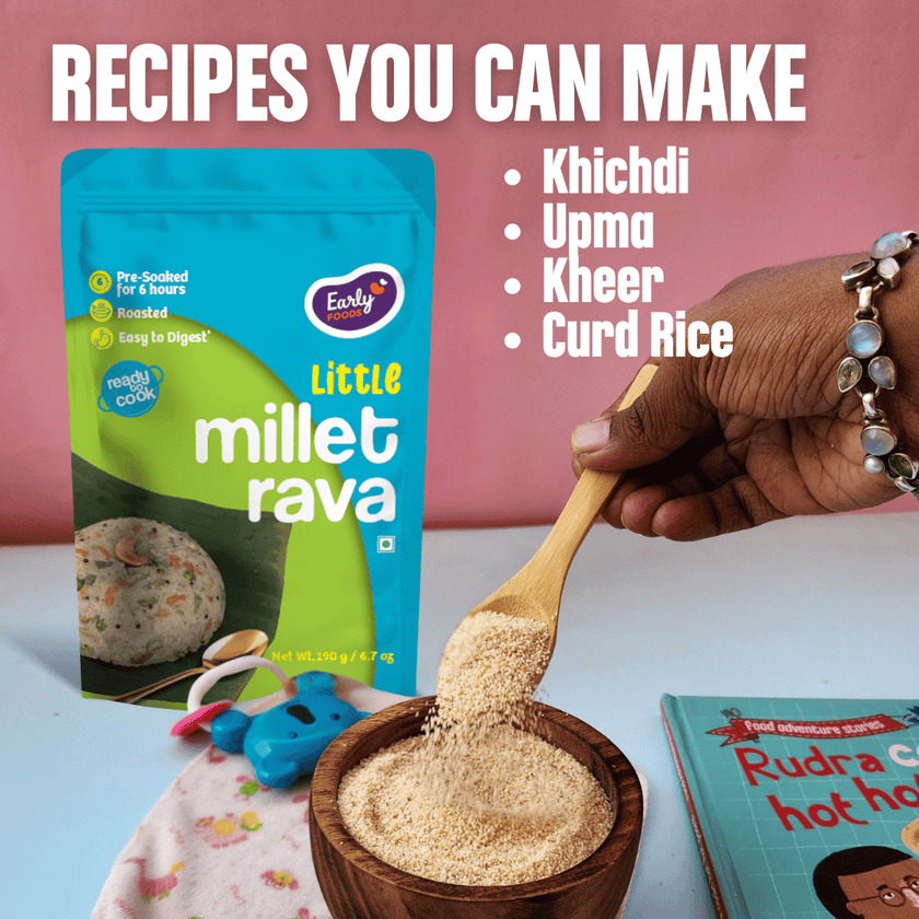 Buy Early Foods Millet Rava | Pre-soaked, Dried and Roasted – Early ...