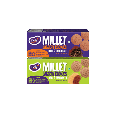 Pack of 2 - Ragi Amaranth & Choco Jaggery Cookies