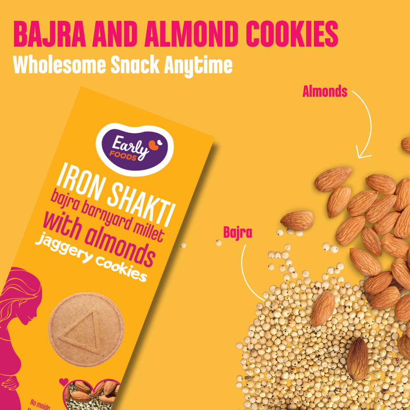 Pregnancy & BreastFeeding Foods Bajra & Barnyard Millet Jaggery