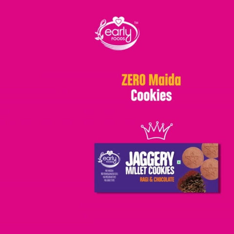 Gift Combo - Pack of 4 Mini Millet Jaggery Cookies