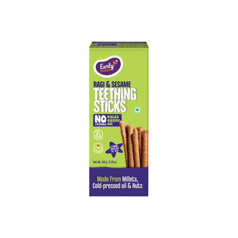 Ragi & Sesame Teething Sticks