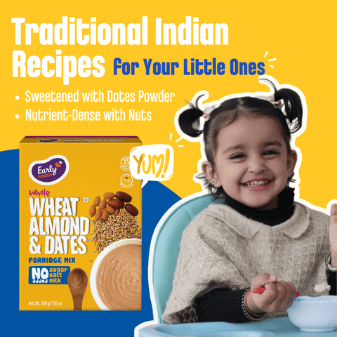Whole Wheat Almond Date Porridge Mix