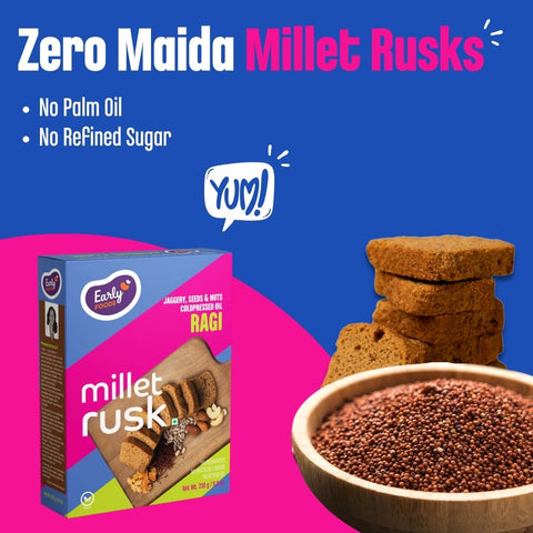 Twin Pack - Ragi Millet Rusk