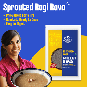 Sprouted Ragi Millet Rava