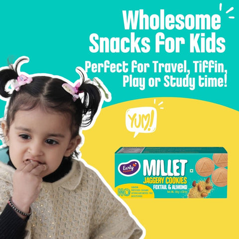 Foxtail Almond Jaggery Cookies