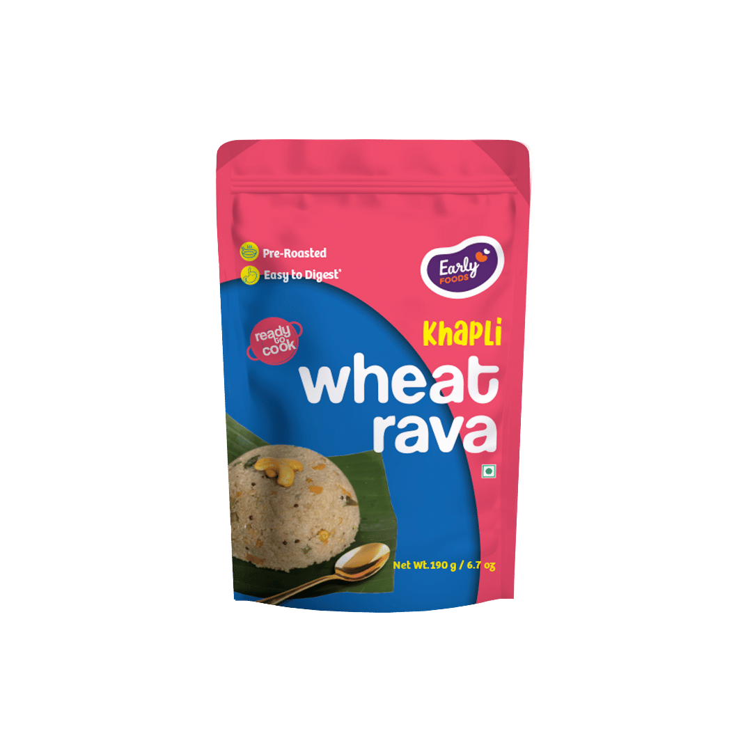 Buy Khapli Wheat Rava by Early Foods – Early Foods India