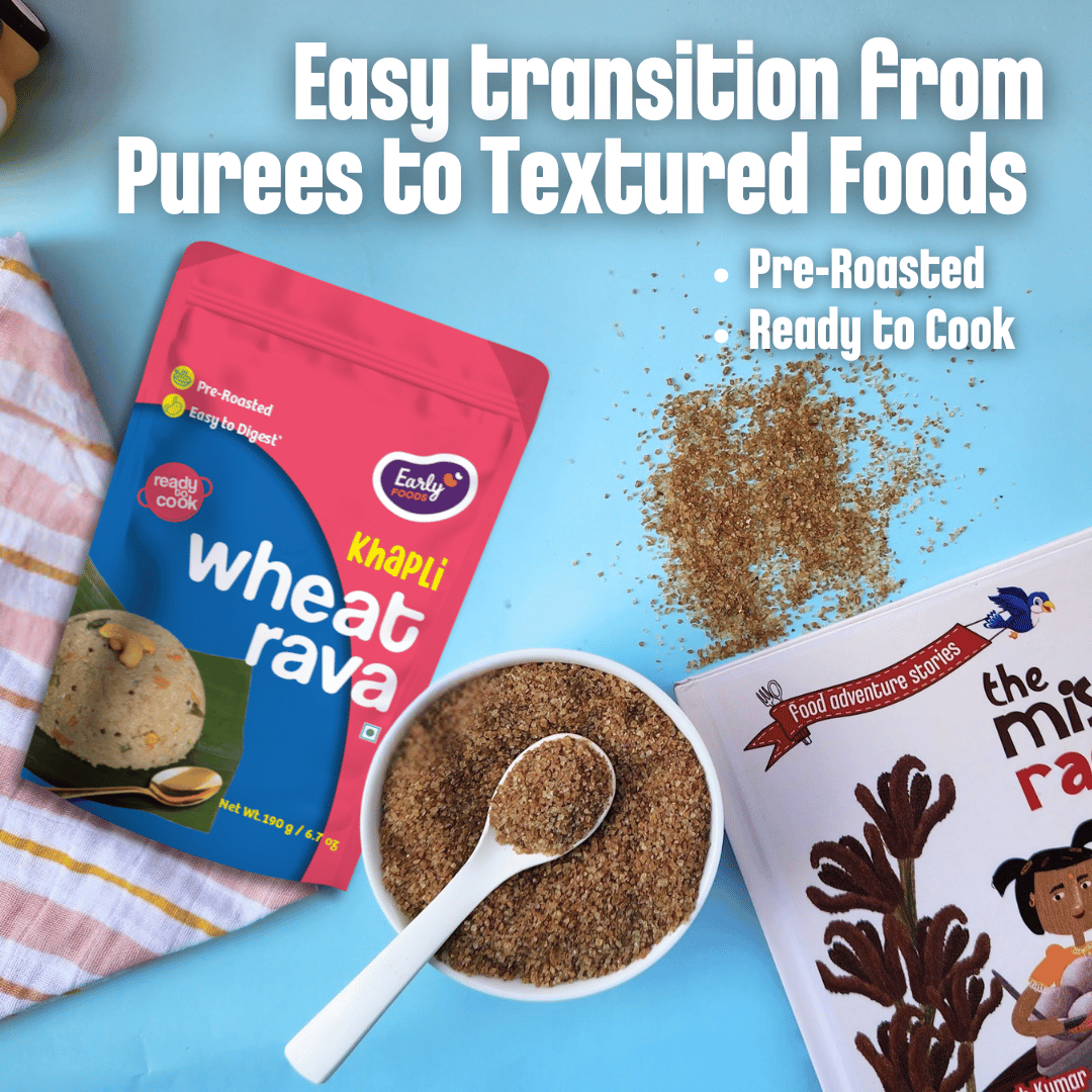 Buy Khapli Wheat Rava by Early Foods – Early Foods India