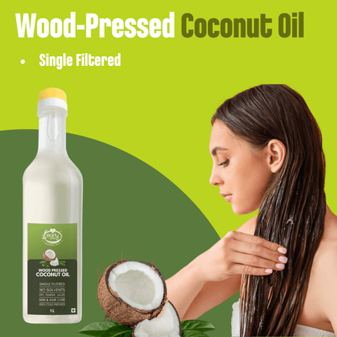 Wood Pressed Coconut Oil 1L