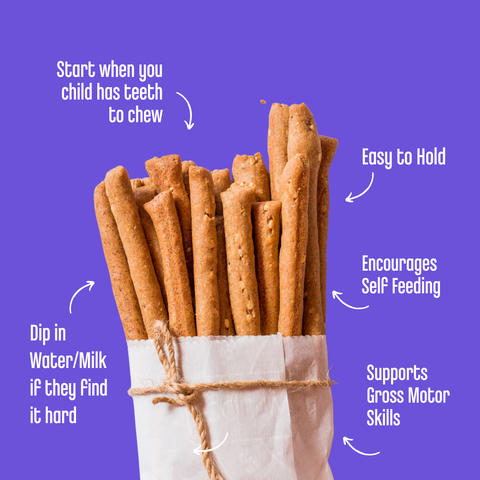 Pack of 2 - Ragi Sesame Teething Sticks