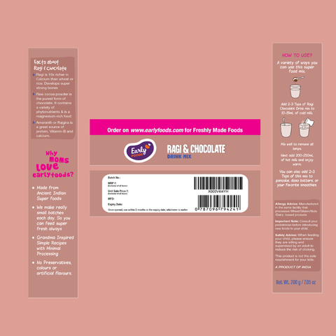 Ragi & Chocolate Drink Mix