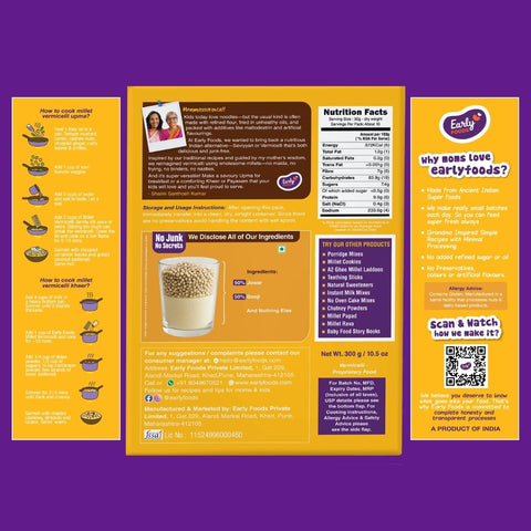 Assorted Pack of 3 - Ragi, Jowar & Bajra Vermicelli