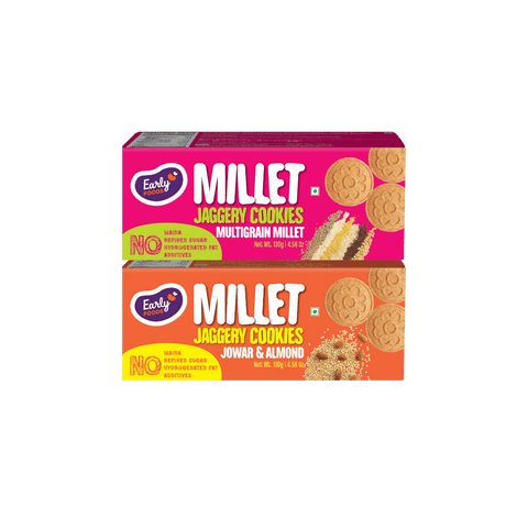 Pack of 2 - Jowar & Multigrain Jaggery Cookies