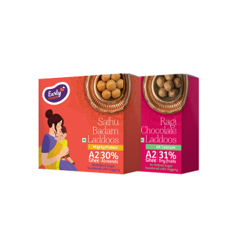 Pack of 2 - Sathu & Ragi Chocolate Laddoos