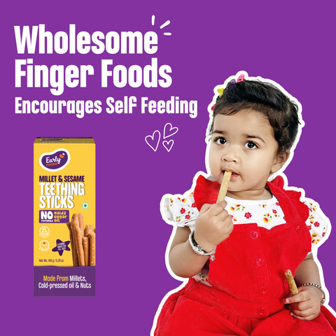 Pack of 2 - Millet Sesame Teething Sticks